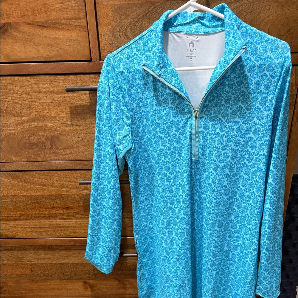 Cabaña life dress- turquoise- size medium. Only worn twice. Smoke free home